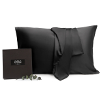 Silkkinen tyynyliina „Onyx“. Silkkityynyliina