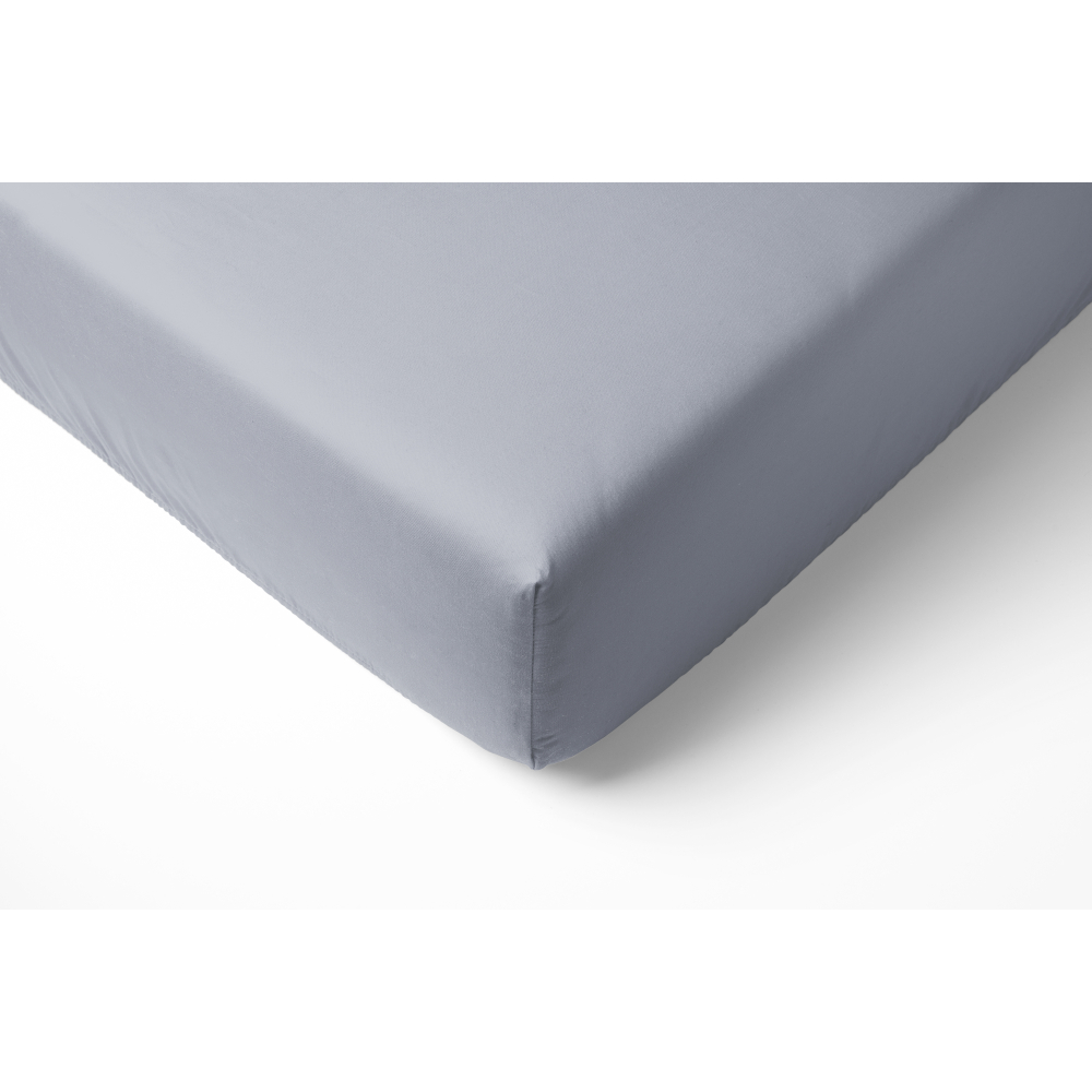 Satiini muotoonommeltu lakana „Classic grey“. Muotoonommeltu lakana, 160x200 cm