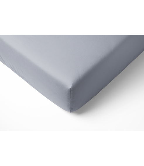 Satininė paklodė su guma „Classic grey“. Muotoonommeltu lakana