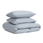 Percale pussilakanasetti „Shale grey“. Percale pussilakanasetti, 200x220 cm