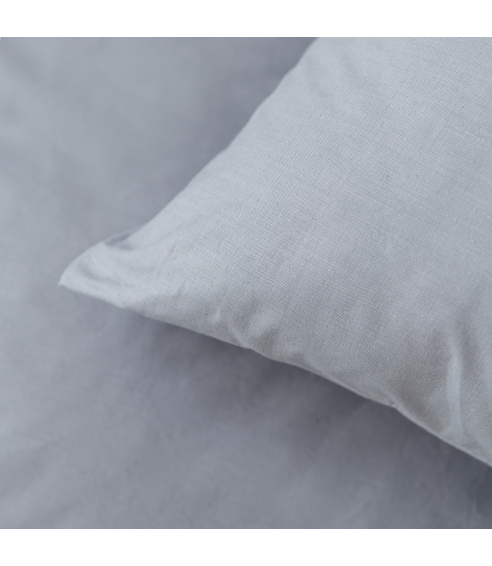 Percale pussilakanasetti „Shale grey“. Percale pussilakanasetti