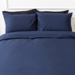 Percale pussilakanasetti „Deep sea“. Percale pussilakanasetti, 140x200 cm, 200x200 cm, 200x220 cm