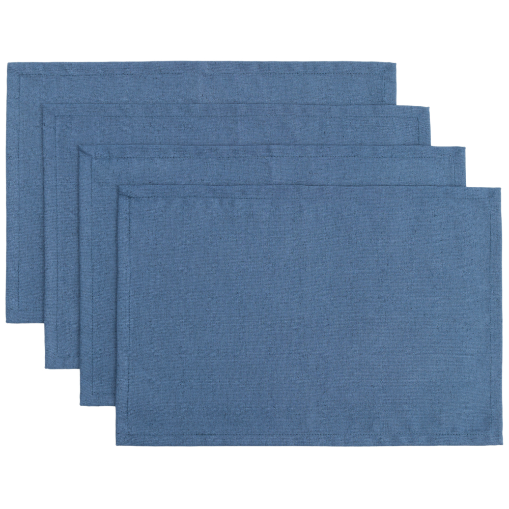 Stalo padėkliukai „Linen royal blue“ 4vnt.. Pellavaliinat, 30x45 cm