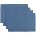 Stalo padėkliukai „Linen royal blue“ 4vnt.. Pellavaliinat, 30x45 cm