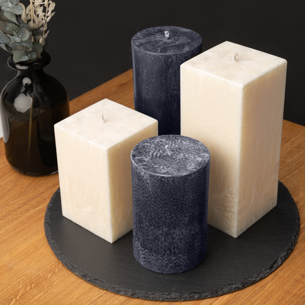 Käsintehty kynttilä „Frost“. Kynttilät
