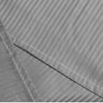 Premium satiinipussilakanasetti „Grey stripe 3 mm“. Satiinipussilakanasetti, 200x220 cm
