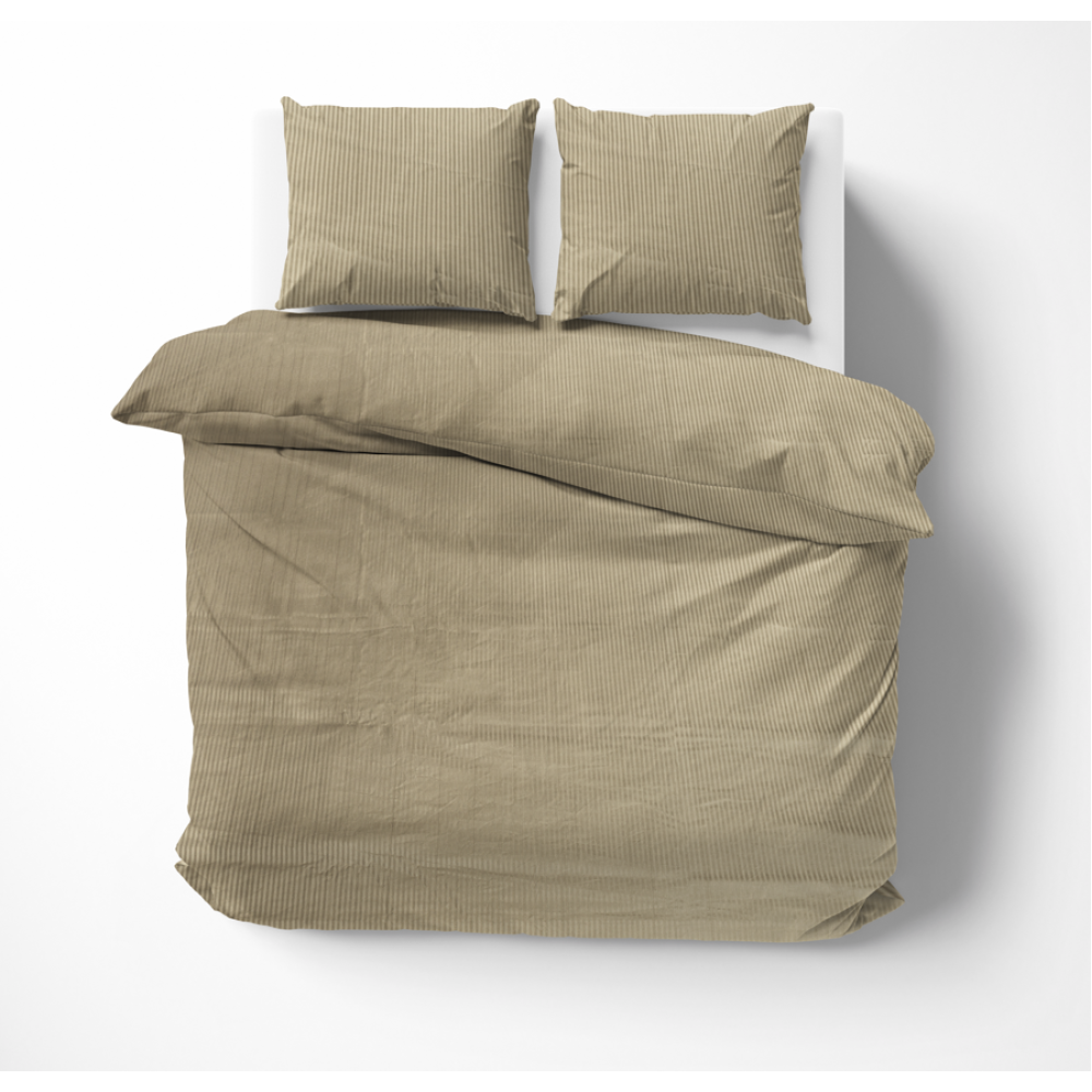 Premium satiinipussilakanasetti „Brown stripe 3 mm“. Satiinipussilakanasetti, 160x200 cm, 200x220 cm