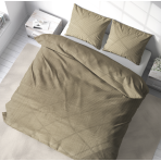 Premium satiinipussilakanasetti „Brown stripe 3 mm“. Satiinipussilakanasetti, 160x200 cm, 200x220 cm