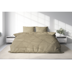 Premium satiinipussilakanasetti „Brown stripe 3 mm“. Satiinipussilakanasetti, 160x200 cm, 200x220 cm