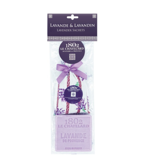 Veido ir kūno muilas su levandomis + Aromatinis maišelis su levandomis „Provence“. Kodin tuoksut