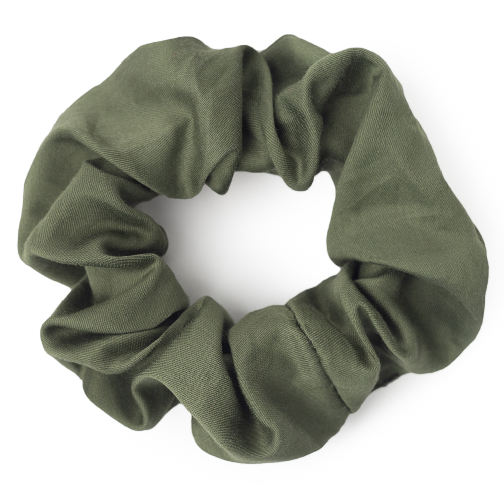  Scrunchie „Moss green“. Hiuslenkit