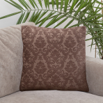 Tyynynpäällinen „Brown baroque“ . Dekoratiiviset tyynyliinat