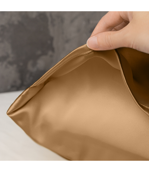 Silkkinen tyynyliina „Sandstone“. Silkkityynyliina