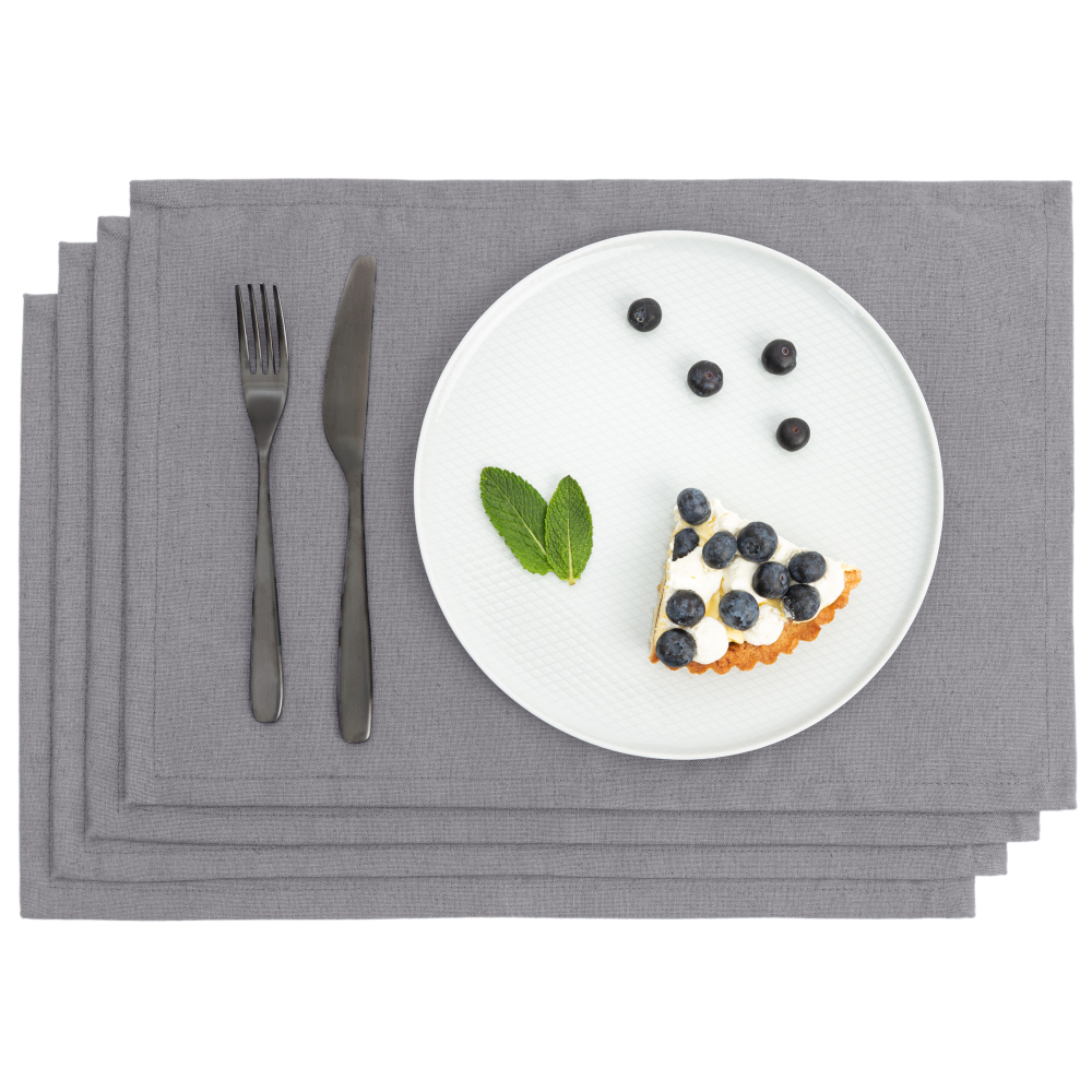 Pöytätabletti „Linen grey“ 4vnt.. Pellavapöytäliinat, 30x45 cm Pöytätabletti „Linen grey“ 4vnt.. Pellavapöytäliinat, 30x45 cm