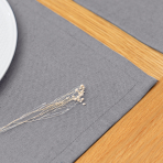 Pöytätabletti „Linen grey“ 4vnt.. Pellavapöytäliinat, 30x45 cm Pöytätabletti „Linen grey“ 4vnt.. Pellavapöytäliinat, 30x45 cm