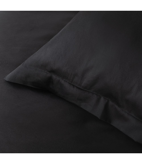 Premium satino pagalvių užvalkalai „Midnight“ 1 vnt.. Pagalvių užvalkalai 50x70