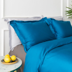 Satiininen tyynyliina „Turquoise“