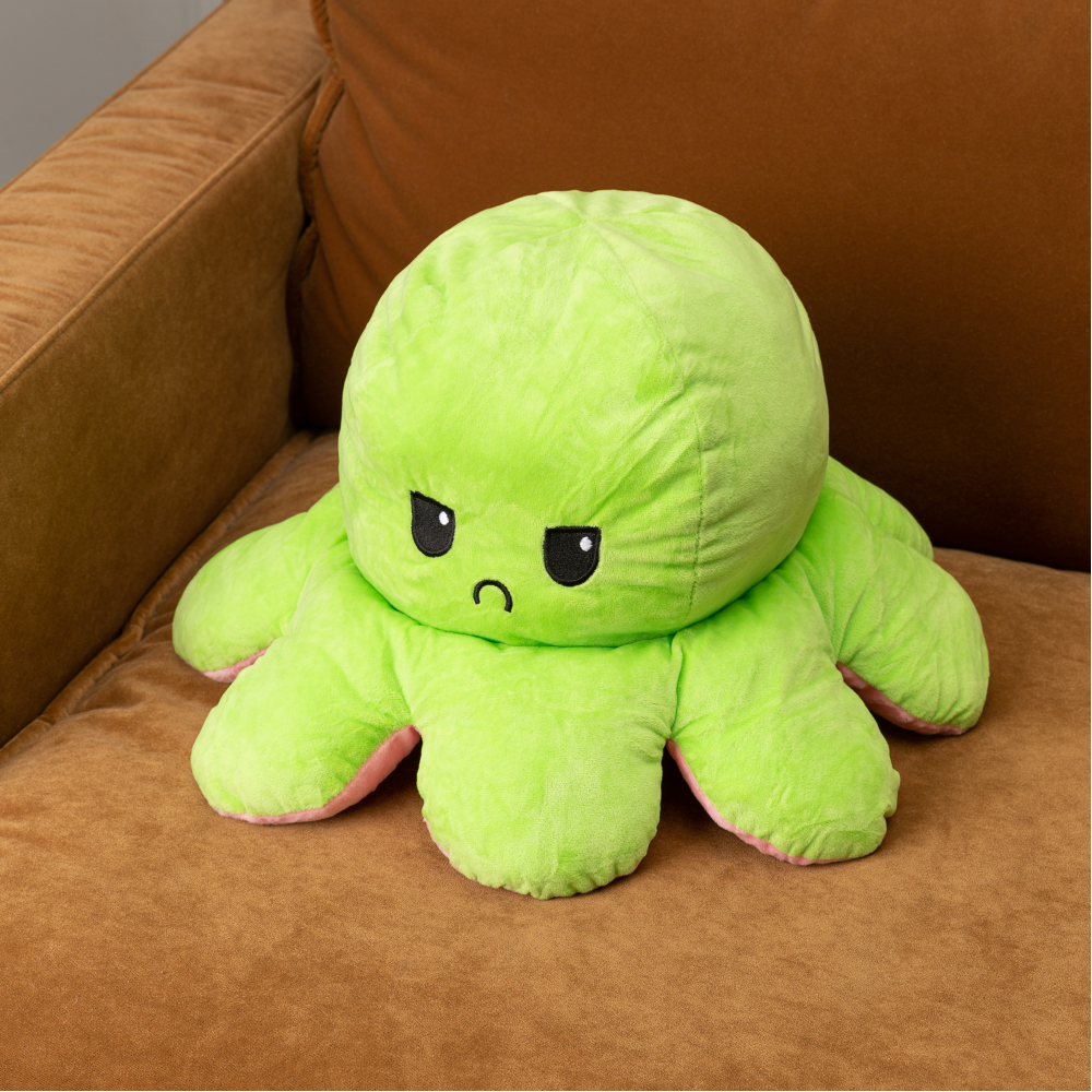 Tyyny – lelu „Green octopus“. Lasten pussilakanasetti