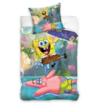 Pussilakanasetti „SpongeBob SquarePants“. Lasten pussilakanasetti, 140x200 cm