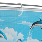 Suihkuverho „Dolphin“. Suihkuverhot, 180x180 cm 