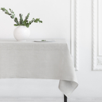 Pöytäliina „Linen grey“. Pellavapöytäliinat, 140x140 cm, 140x300 cm