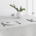 Pöytäliina „Linen grey“. Pellavapöytäliinat, 140x140 cm, 140x300 cm