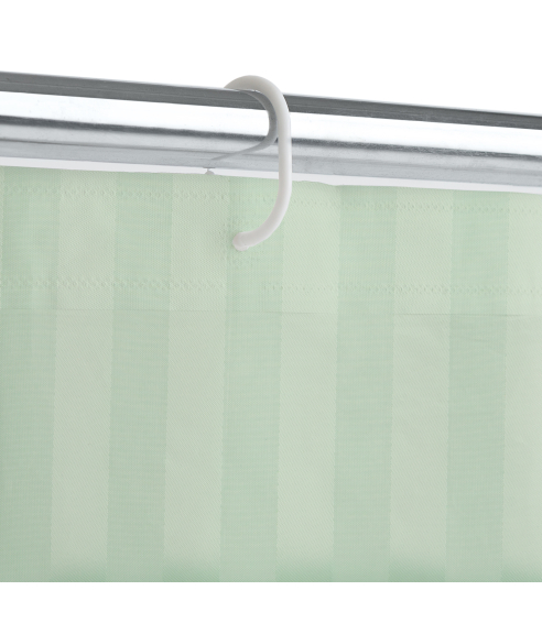 Vonios užuolaidos „Green lines“. Kylpyhuoneen verhot
