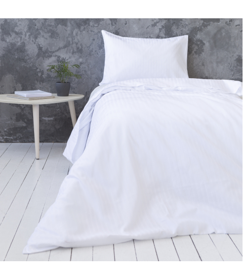 Premium satiinipussilakanasetti „Stripe 1 cm“ . Satiinipussilakanasetti