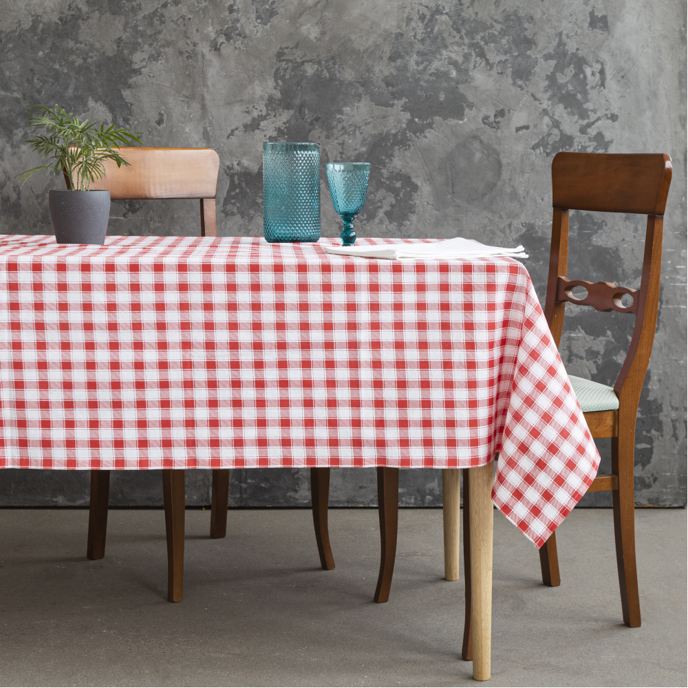 Pöytäliina „Picnic“. Puuvillapöytäliinat, 140x180 cm, 140x240cm, 140x300 cm