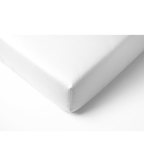 Satininė paklodė su guma „Classic White“. Muotoonommeltu lakana