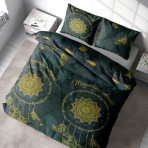 Pussilakanasetti „Dreamcather“. Pussilakanasetti 140x200, 140x200 cm, 150x200 cm, 160x200 cm, 180x200 cm, 200x200 cm, 200x220 cm