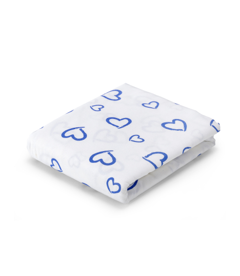 Lasten pussilakanasetti „Blue love“. Lasten pussilakanasetti