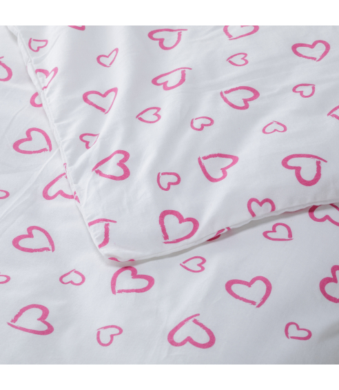 Vauvan pussilakanasetti „Pink love“. Vauvan pussilakanasetti