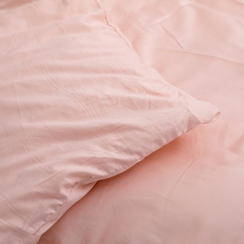 Premium satiinipussilakanasetti „Classic pink“. Satiinipussilakanasetti, 160x200 cm