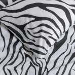 Pussilakanasetti „Zebra“. Puuvilla pussilakanasetti, 140x200 cm, 200x220 cm