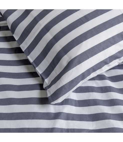 Pussilakanasetti „Stripes“. Puuvilla pussilakanasetti