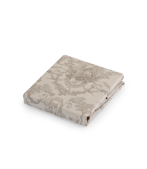 Pussilakanasetti „Toile de Jouy grey“. Puuvilla pussilakanasetti