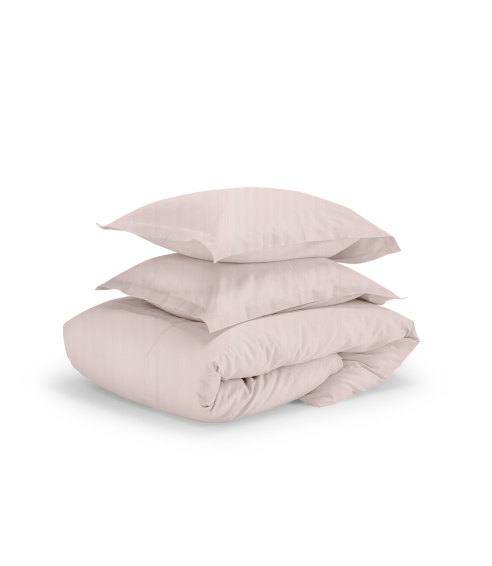 Premium satiinipussilakanasetti „Blush“. Satiinipussilakanasetti