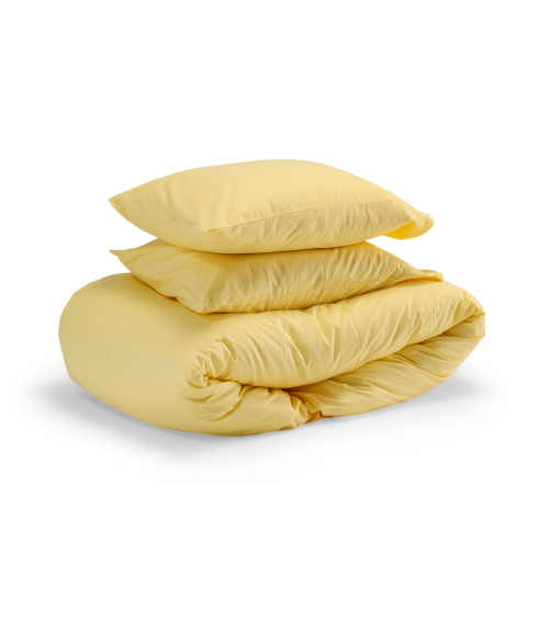 Pussilakanasetti „Classic citron“. Puuvilla pussilakanasetti
