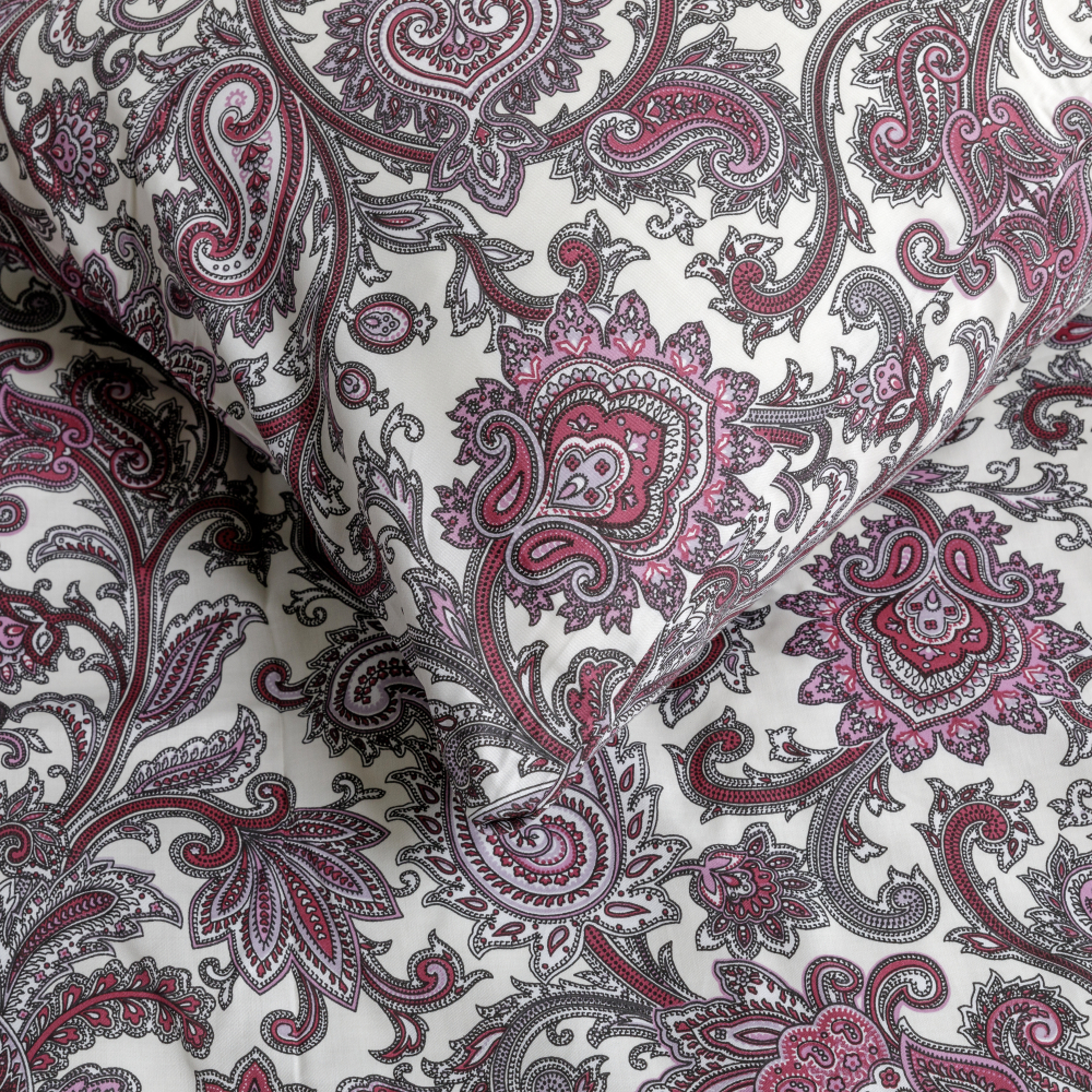 Premium satiinipussilakanasetti „Burgundy“. Satiinipussilakanasetti, 160x200 cm