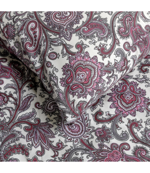 Premium satiinipussilakanasetti „Burgundy“. Satiinipussilakanasetti