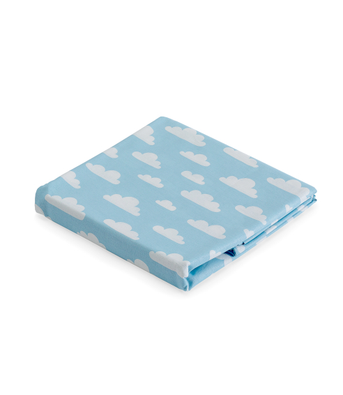 Lasten pussilakanasetti „Blue Clouds“. Puuvilla pussilakanasetti