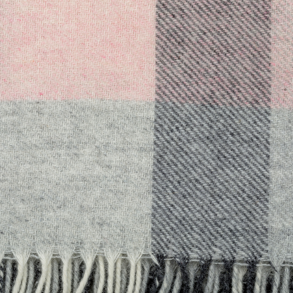 Viltti „Tartan pink“. Viltti