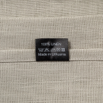 Pöytäliina „Linen grey“. Pellavapöytäliinat, 140x140 cm, 140x300 cm