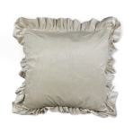 Tyynynpäällinen „Ecru Ruffle“. Dekoratiiviset tyynyliinat