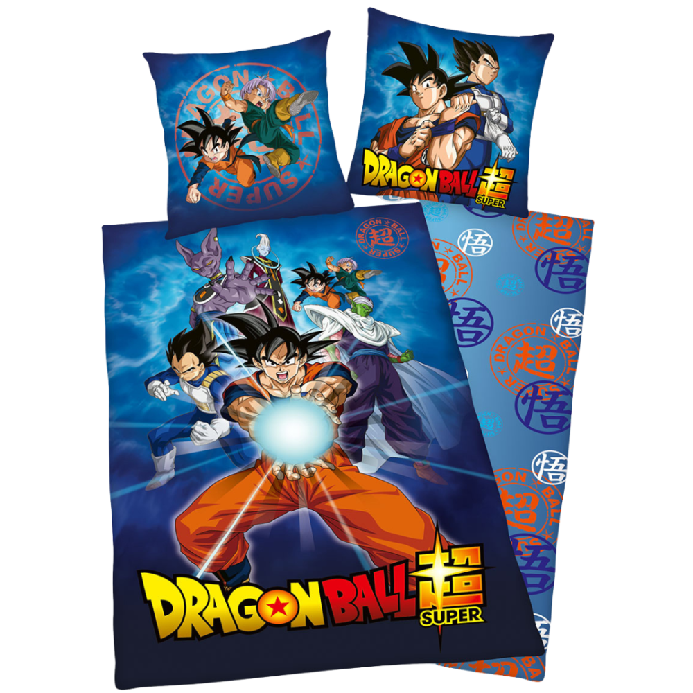 Lasten pussilakanasetti „Dragon Ball Super“. Lasten pussilakanasetti, 135x200 cm
