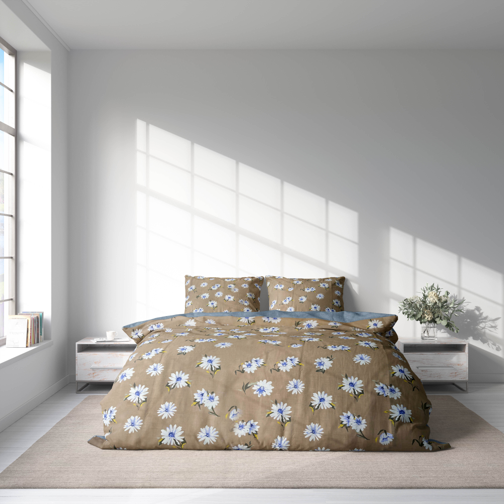 Premium satiinipussilakanasetti „Florado“. Satiinipussilakanasetti, 140x200 cm, 150x200 cm, 160x200 cm, 180x200 cm, 200x200 cm, 200x220 cm