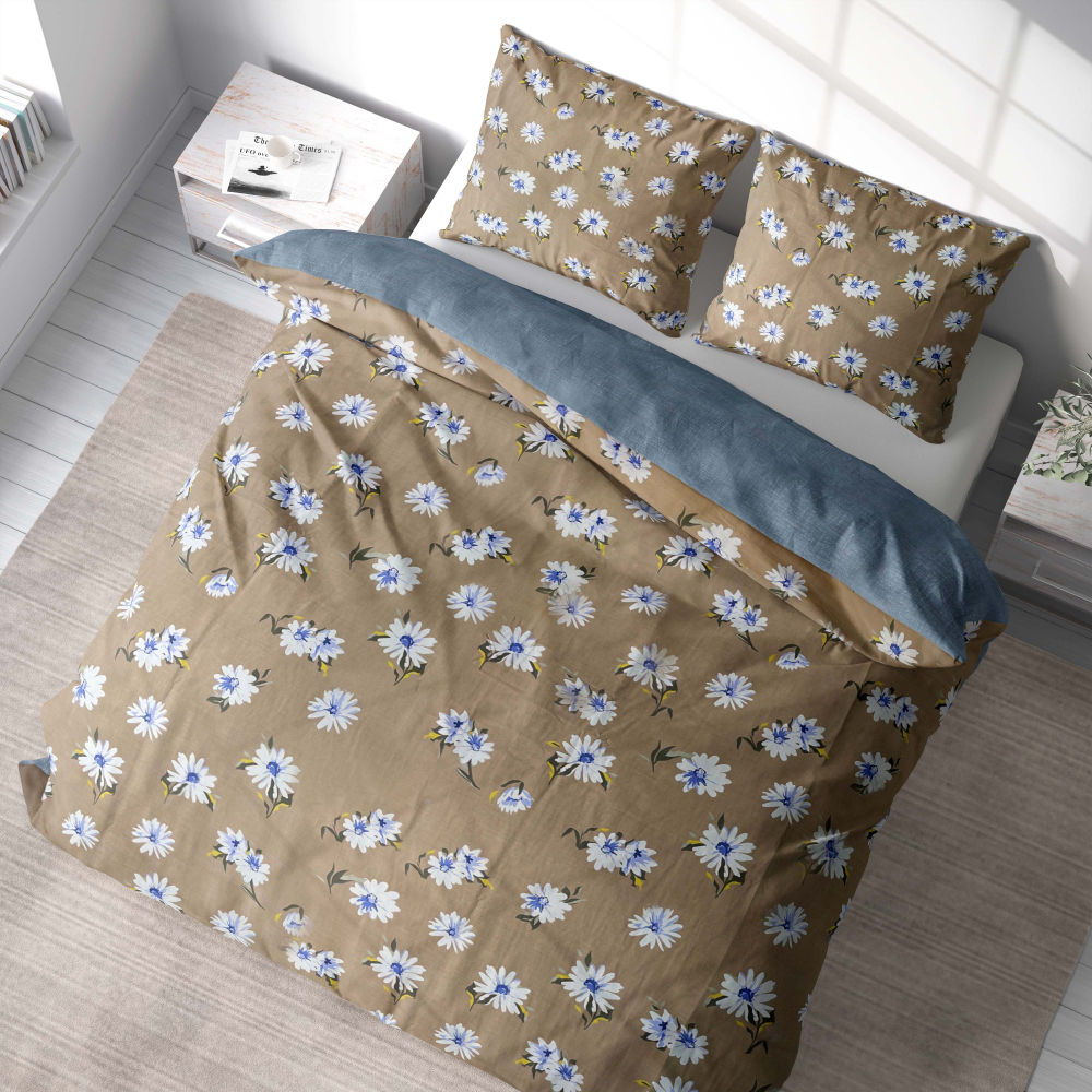 Premium satiinipussilakanasetti „Florado“. Satiinipussilakanasetti, 140x200 cm, 150x200 cm, 160x200 cm, 180x200 cm, 200x200 cm, 200x220 cm
