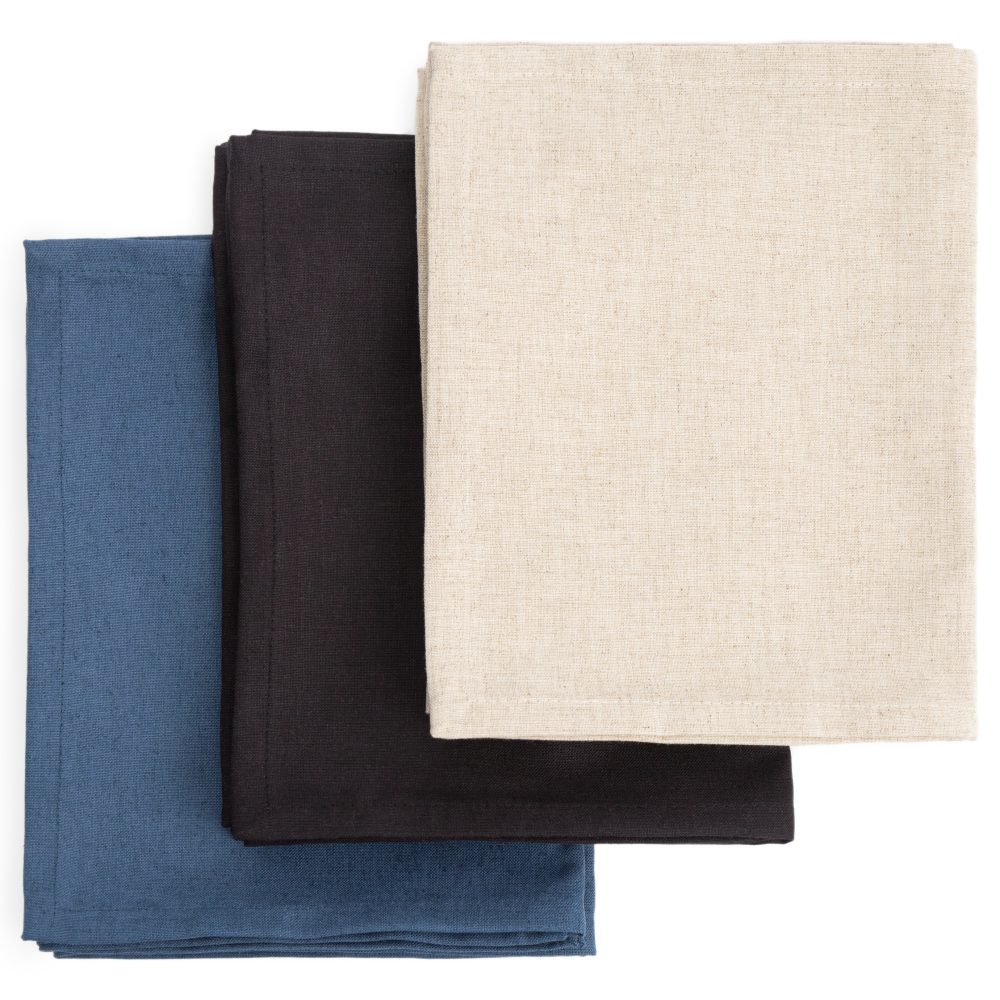 Stalo padėkliukai „Linen royal blue“ 4vnt.. Pellavaliinat, 30x45 cm