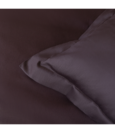 Premium satiinipussilakanasetti „Chocolate“. Satiinipussilakanasetti